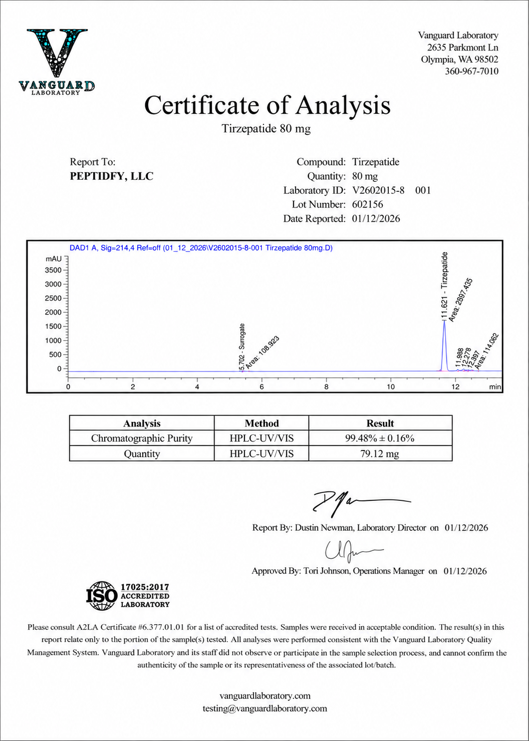 Peptidfy® Tirzepatid 80MG + 3mL Bakteriyostatik Su