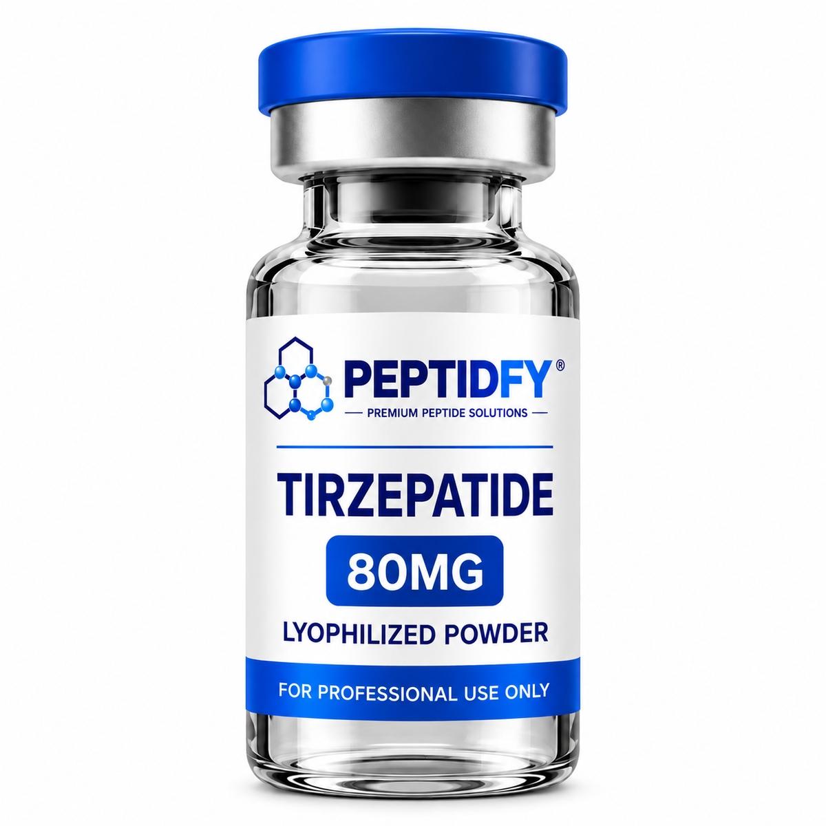 Peptidfy® Tirzepatid 80MG + 3mL Bakteriyostatik Su
